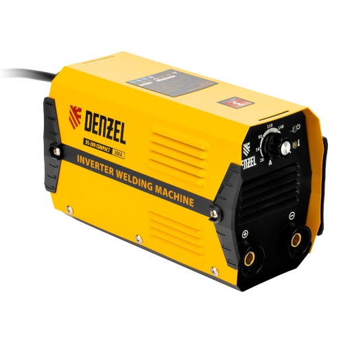Аппарат инверторный дуговой сварки DS-200 Compact, 200 А, ПВ 70%, диаметр электрода 1.6-5 мм Denzel фото 4