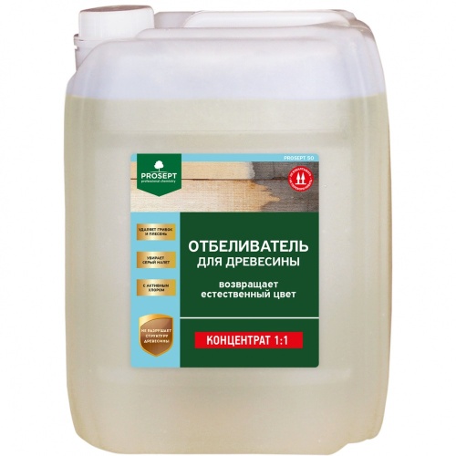 Отбеливатель для древесины Prosept 50 001-10 концентрат 1:1 10 л