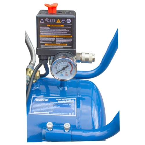 Компрессор безмасляный Redbo 2.4кВт, 210л/мин, 50л, 4 цилиндра, ACN-50/2400-2 39774 фото 8 Компрессор безмасляный Redbo 2.4кВт, 210л/мин, 50л, 4 цилиндра, ACN-50/2400-2 39774 фото 8