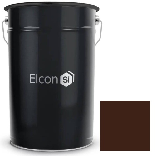 Эмаль термостойкая Elcon Max Therm 700 градусов темный шоколад 25 кг