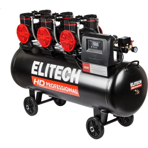 Безмасляный малошумный компрессор Elitech ACF 750-160S HD 206464 фото 5