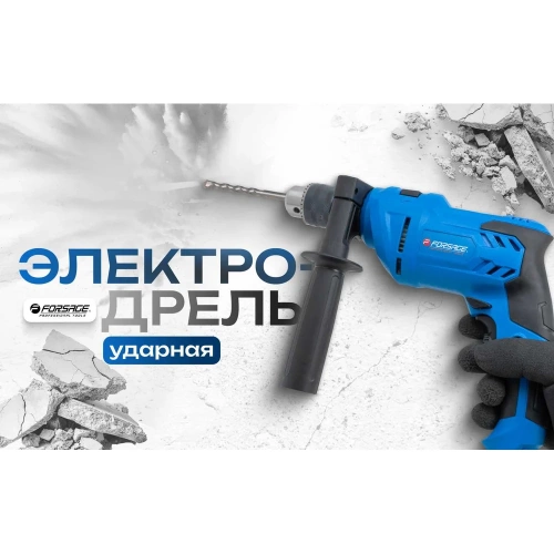 Дрель ударная электрическая Forsage (230V, 500W, 0-2900об/мин, патрон 1,5-13мм) F-Z1J-DH03-13(62009) фото 3