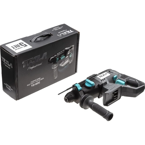 Аккумуляторный перфоратор TESLA TD18DC TO 18В LiION SDS+ 20мм 0-1500об/мин 1,9 Дж 3 режима 597883 фото 9
