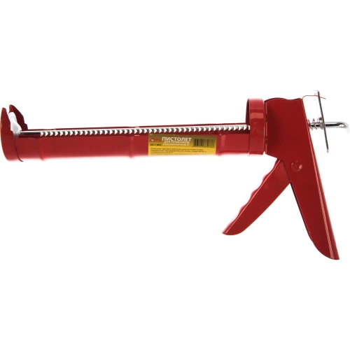 Полукорпусный пистолет для герметиков РемоКолор 9", зубчатый шток 23-1-002 фото 4 Полукорпусный пистолет для герметиков РемоКолор 9", зубчатый шток 23-1-002 фото 4