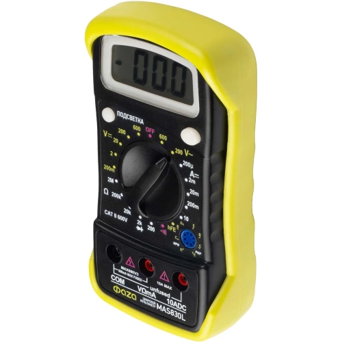 Цифровой мультиметр ФАZА MAS830L 5000490 фото 8 Цифровой мультиметр ФАZА MAS830L 5000490 фото 8