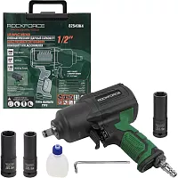 Ударный пневмогайковерт с регулировкой усилия Rockforce набор головок RF-82549K4(48140)
