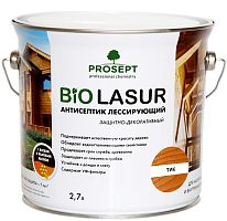 Антисептик лессирующий защитно-декоративный Prosept Bio Lasur 040-2 Тик 2,7 л