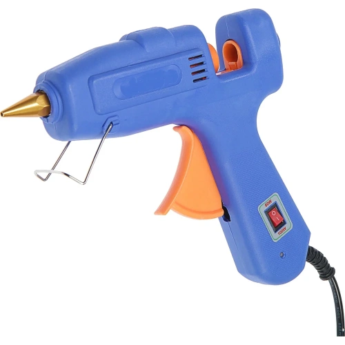 Клеевой пистолет TUNDRA переключатель мощности 60/100 Вт, 220 В, антикапля, 11 мм 1221435 Клеевой пистолет TUNDRA переключатель мощности 60/100 Вт, 220 В, антикапля, 11 мм 1221435