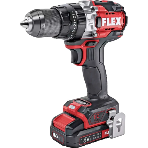 Двухскоростная аккумуляторная ударная дрель FLEX PD 2G 18.0-EC-HD/5.0 Set 515701 фото 4