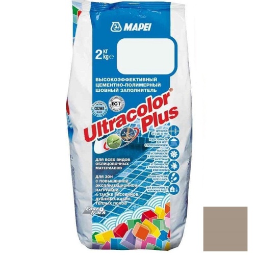 Затирка цементная Mapei Ultracolor Plus №133 песочная 2 кг