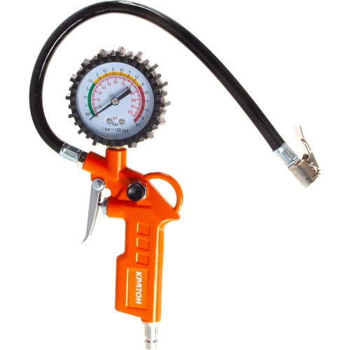 Пистолет с манометром для подкачки шин Кратон TIG-01 3 01 02 034 фото 3 Пистолет с манометром для подкачки шин Кратон TIG-01 3 01 02 034 фото 3