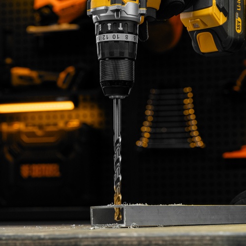 Сверло спиральное по металлу 9 х 175 мм, Р6М5, Golden Tip, удлиненное Denzel фото 9