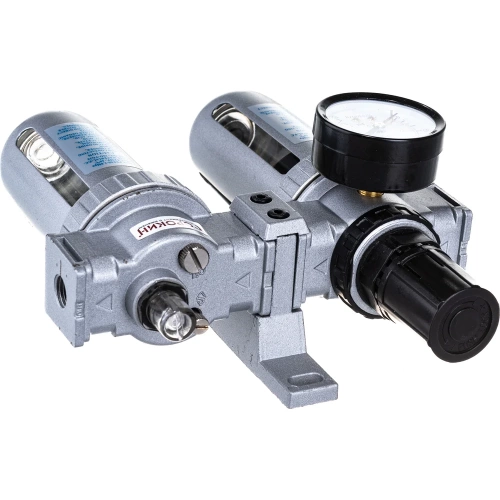 Фильтр влагоотделитель с редуктором и лубрикатором 1/4" Сорокин 2.206 фото 3 Фильтр влагоотделитель с редуктором и лубрикатором 1/4" Сорокин 2.206 фото 3