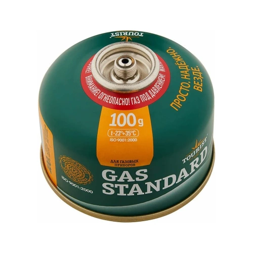 Газовый баллон TOURIST GAS STANDARD, 100 г, с клапаном резьбового типа TBR-100 фото 3 Газовый баллон TOURIST GAS STANDARD, 100 г, с клапаном резьбового типа TBR-100 фото 3