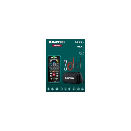 Смарт-мультиметр цифровой KRAFTOOL KMS-15 59870 фото 4 Смарт-мультиметр цифровой KRAFTOOL KMS-15 59870 фото 4