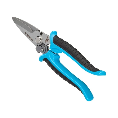 Ножницы по металлу Topfort 8 ручки прорезинованные, сталь 1704753 фото 6 Ножницы по металлу Topfort 8 ручки прорезинованные, сталь 1704753 фото 6