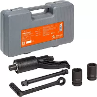 Механический гайковерт AIRLINE 1" 3600 Нм, 1:64, с головками 32 и 33 мм, пластиковый кейс AT-MW-02