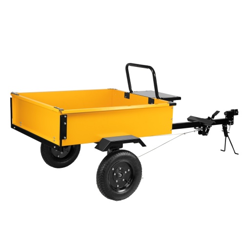 Прицеп для мотоблока TT-500, оцинк., груз. 500 кг, рег. сцепка, колеса 4.00-10, в упаковке Denzel фото 4 Прицеп для мотоблока TT-500, оцинк., груз. 500 кг, рег. сцепка, колеса 4.00-10, в упаковке Denzel фото 4