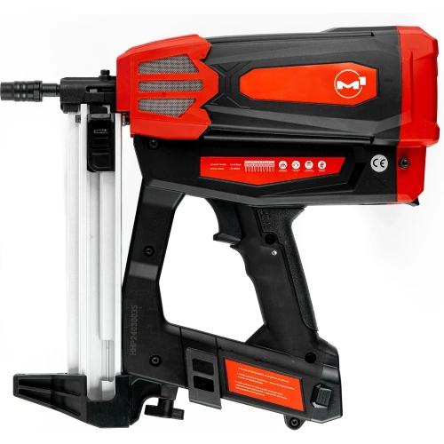 Газовый монтажный пистолет по бетону M1 5 сменных насадок,обойма на 30 гвоздей, 10000654