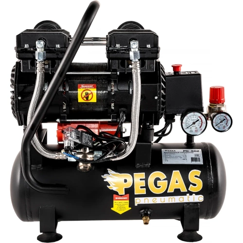 Малошумный безмасляный компрессор Pegas pneumatic PG-602 профессиональная серия 6619