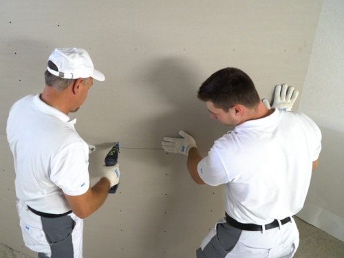 Гипсокартон ГКЛА Knauf ГСП-А УК арочный 2500х1200х6,5 мм фото 5