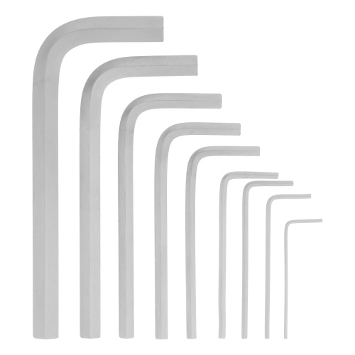 Набор ключей имбусовых HEX, 1.5-10 мм, CrV, 9 шт, коротких, с сатиновым покрытием Matrix Набор ключей имбусовых HEX, 1.5-10 мм, CrV, 9 шт, коротких, с сатиновым покрытием Matrix