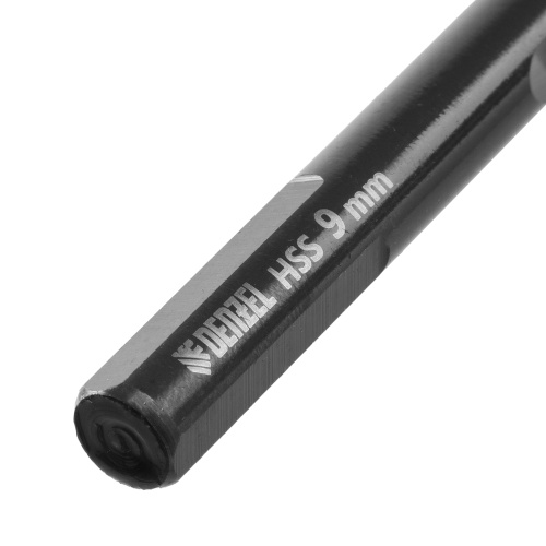 Сверло по металлу, 9 мм, HSS-Tin, Golden Tip, 8 шт. Denzel фото 4