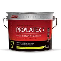 Краска латексная Parade Professional E7 Pro Latex7 интерьерная шелковисто-матовая основа А 2,7 л