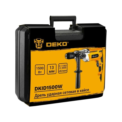 Ударная сетевая дрель DEKO DKID1500W 3638 063-4322 фото 6 Ударная сетевая дрель DEKO DKID1500W 3638 063-4322 фото 6