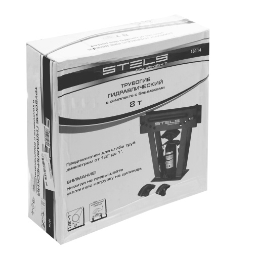 Трубогиб гидравлический, 8 т, в комплекте с башмаками 1/2-1 Stels фото 10