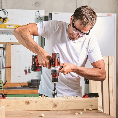 Ударная аккумуляторная дрель-шуруповерт Einhell PXC TE-CD 18/48 Li-i-Solo 4513926 фото 7