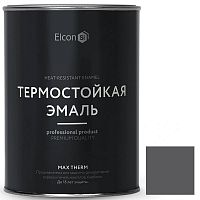 Эмаль термостойкая Elcon Max Therm 600 градусов антрацит 0,8 кг