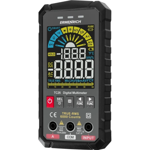 Цифровой мультиметр Ermenrich (Эрменрих) Zing TC26 82987 фото 8 Цифровой мультиметр Ermenrich (Эрменрих) Zing TC26 82987 фото 8
