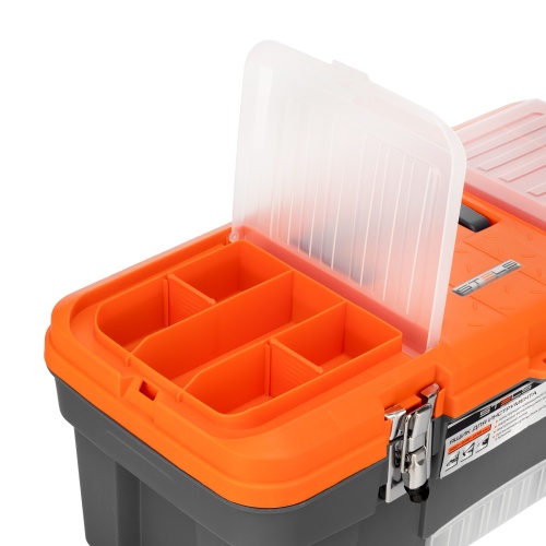 Ящик для инструмента с мет. замками 22", 560х285x235 мм Stels фото 9