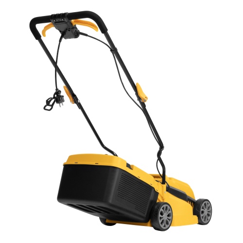 Газонокосилка электрическая GMC-1200, шир.,32см, 1200 Вт, 3 уров., травосб. 30 л Denzel фото 7