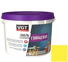 Эмаль универсальная VGT глянцевая Ral 1018 желтая 1 кг