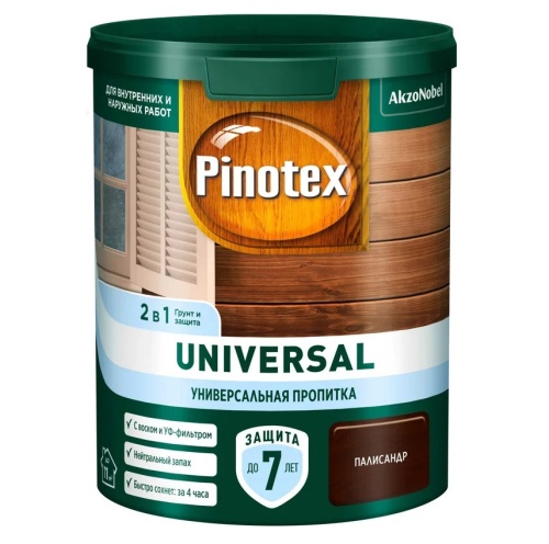 Пропитка 2 в 1 Pinotex Universal палисандр 0,9 л