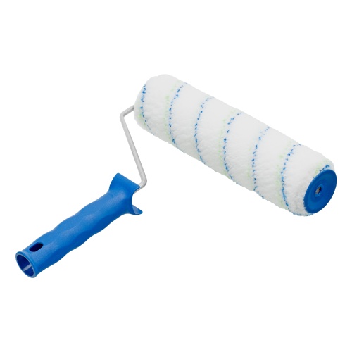 Валик "Водные краски", 250 мм, ворс 12 мм, D - 48 мм, D ручки - 6 мм, полиэстер Сибртех фото 2