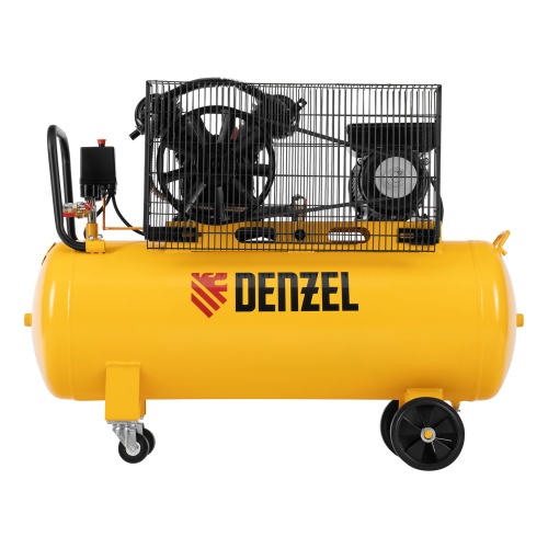 Компрессор воздушный BCV2200/100, ременный привод, 2.2 кВт, 100 литров, 370 л/мин Denzel фото 11