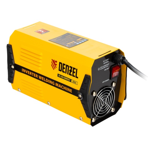 Аппарат инверторный дуговой сварки DS-200 Compact, 200 А, ПВ 70%, диаметр электрода 1.6-5 мм Denzel фото 2