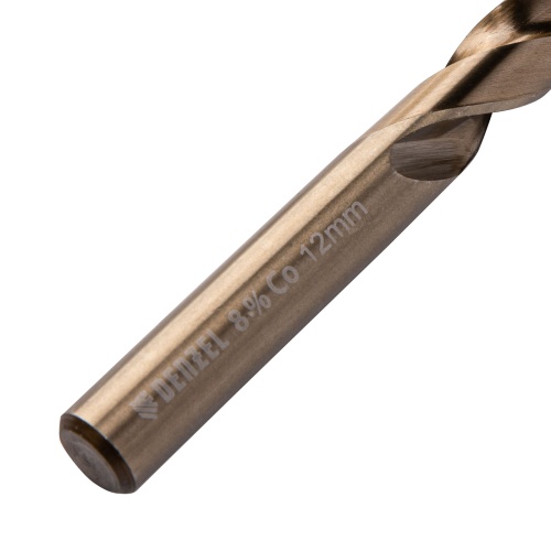 Сверло по металлу, 12 мм, HSS Co-8%// Denzel фото 3