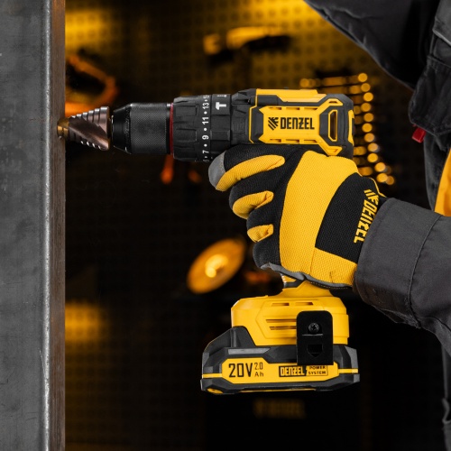 Дрель-шуруповерт аккумуляторная ударная бесщет. CIDH-BL-20, Li-Ion, 20 В// Denzel фото 28
