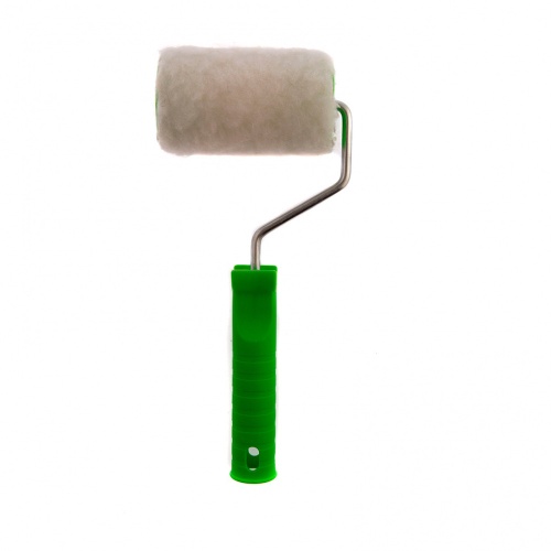 Валик с натуральным мехом Сибртех 48/100 мм ворс 12 мм D ручки 6 мм фото 3