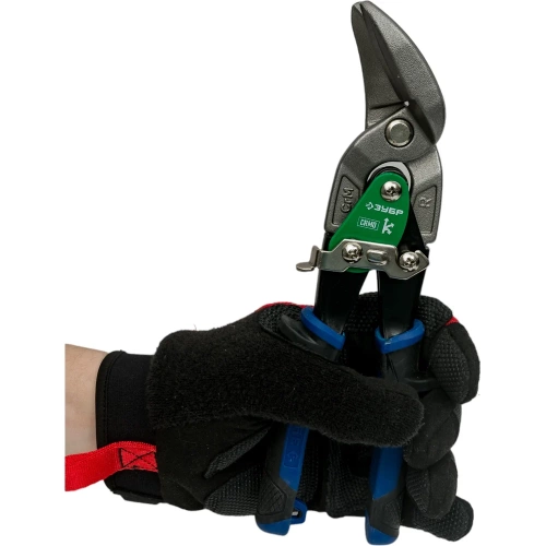 Правые ножницы по металлу ЗУБР Профессионал 250 мм, усиленные, с выносом 23130-OR фото 6 Правые ножницы по металлу ЗУБР Профессионал 250 мм, усиленные, с выносом 23130-OR фото 6