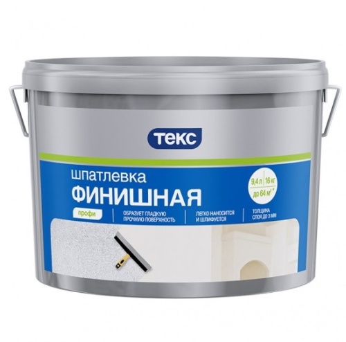 Шпатлевка латексная финишная Текс Профи 16 кг Шпатлевка латексная финишная Текс Профи 16 кг