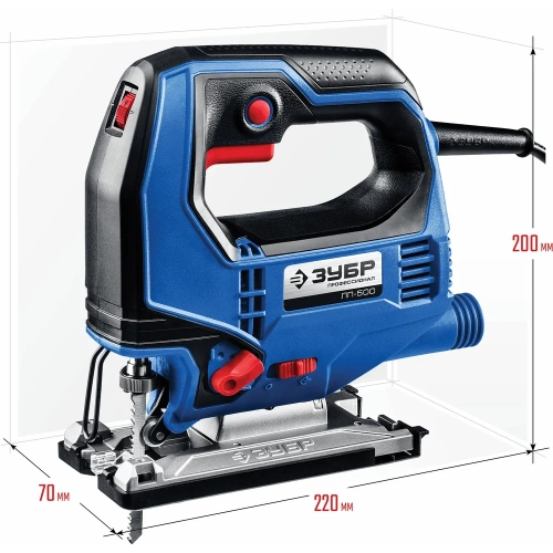 Электрический лобзик ЗУБР Профессионал 500 Вт ЛП-500 фото 7