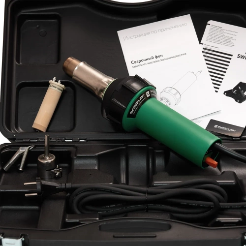 Набор для сварки пластика Swissplast фен сварочный 1600S Premium PLASTICKIT фото 3 Набор для сварки пластика Swissplast фен сварочный 1600S Premium PLASTICKIT фото 3
