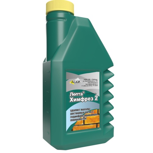 Очиститель фасадов Сази Лепта Химфрез 2 1 л фото 3