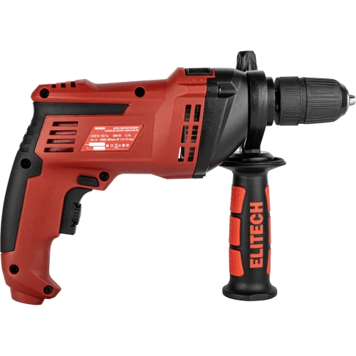 Ударная дрель Elitech ДУ 0913РЭ (850Вт, БЗП, 13мм, метал.редуктор) 204500 фото 5 Ударная дрель Elitech ДУ 0913РЭ (850Вт, БЗП, 13мм, метал.редуктор) 204500 фото 5