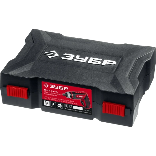 Аккумуляторная отвертка-трансформер ЗУБР ViX-T 10 бит ЗО-ЕМ-3.6 Ли фото 10
